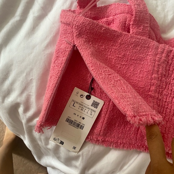 Zara Bustier and Skirt Set. Bustier NWT size L - Picture 4 of 7